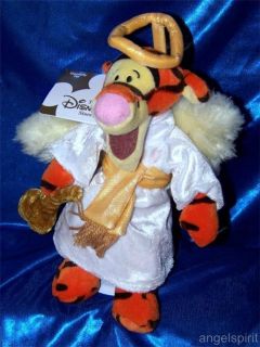 Tigger Choir Angel Stuffed Plush Beanie Disney Winnie The Pooh 8 Xmas