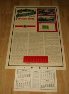 1951 MT Gretna Narrow Gauge Railway Commem Calendar