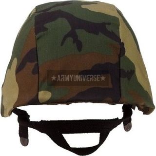 woodland camouflage tactical army kevlar helmet cover 