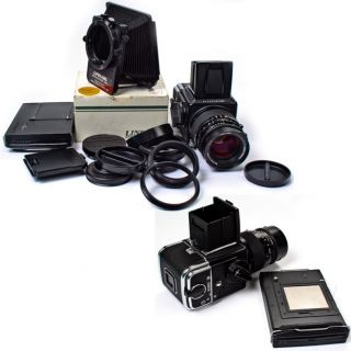 bidding for hasselblad 500c m outfit with sonnar 150mm cf t sn