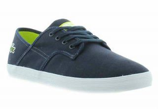 Lacoste Shoes Genuine Andover Jaw Mens Dark Blue Light Green Shoes UK
