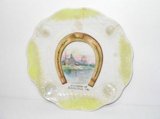 927haz antique hazleton pa souvenir plate 7 1 8 inch diameter notice