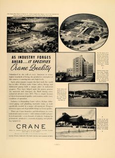 1936 Ad Crane Snider Packing Hanna Coal John Deere   ORIGINAL