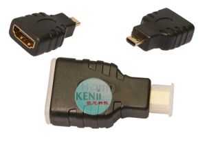 Micro HDMI Type D to HDMI Female Male Converter Connector Adapter HD