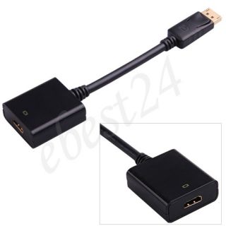  Displayport Male to HDMI Female Cable Converter Adapter for Dell E6400
