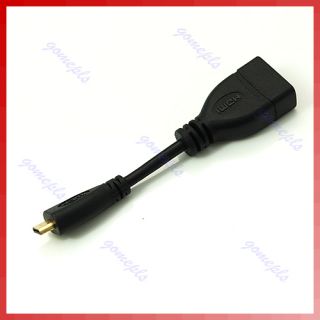 Micro HDMI to Micro HDMI Female Adapter Cable Converter