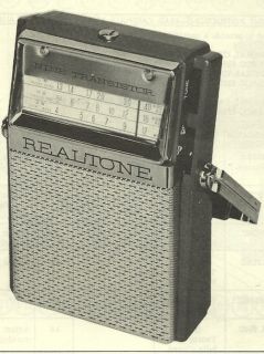 1962 Realtone TR 970 Radio Service Manual Schematic Repair Diagram