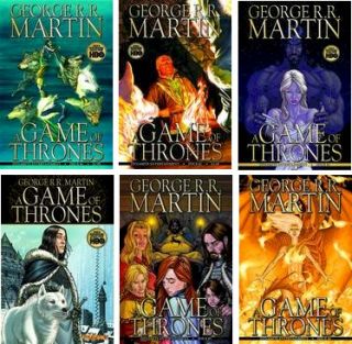 Game of Thrones first print set 1 2 3 4 5 6 George R. R. Martin Winter