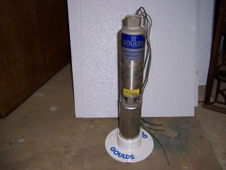 Goulds Water Well Submersible Pump 1 2 HP 7GPM 7GS05422 230 Volt