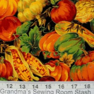 Harvest Pumpkins Gourds Artichokes Inidan Corn Wheat Stalks Cotton