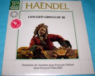 Handel Concerto Grossi Paillard RCA Erato SEALED LP