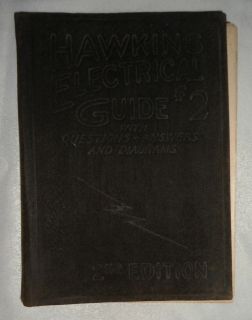 Hawkins Electrical Guide Number 2 Questions Answers Illustrations 1917