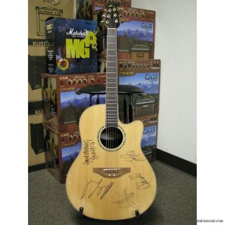  CC24 ACOUSTIC ELECTRIC GUITAR AUTOGRAPHED SIGNED BY HAWTHORNE HEIGHTS