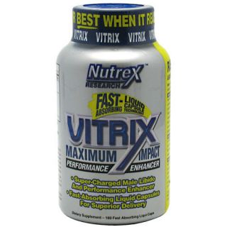 Nutrex Research Vitrix Testosterone Sexual Performance Enhancer 180 or