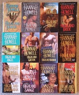 Hannah Howell Highland Honor 11 More 12 Paperbacks
