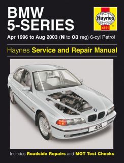 Haynes Workshop Repair Owners Manual BMW 5 Series Petrol 96 03 N to 03