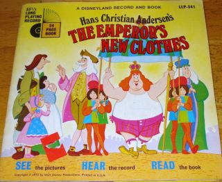 Hans Christian AdersenT The Emperors New Clothes Book and 33 RPM
