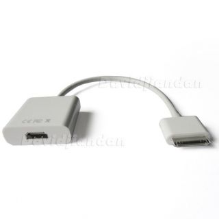  Connector to HDMI Adapter Cable For iPad iPhone 4G iPod Touch HDTV TV