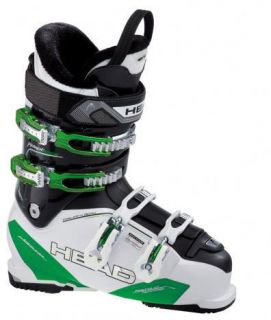 Head AdaptEdge 90 Ski Boots NEW Mondo 27.5, Men 9.5(Wht/Grn/Blk