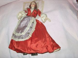  MADE DOLL W/HAND PAINTED FACE& MUSLIM MATERIAL HARD BODY HAND SEWN OLD