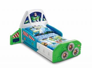 Toy Story Buzz Lightyear Spaceship Toddler Bed Headboard Footboard