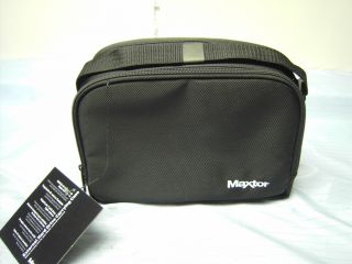 New Maxtor External Hard Drive Carry Case Soft Padded
