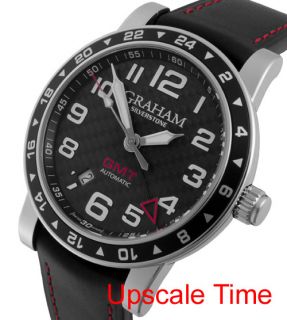 Graham Silverstone Time Zone Automatic Mens Luxury Watch 2TZAS B02A