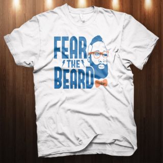 James Harden Fear The Beard T Shirt OKC Super Soft Thunder Tee