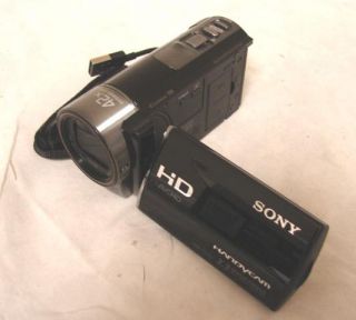 sony handycam hdr cx160 16 gb camcorder black nice ac charger av cable