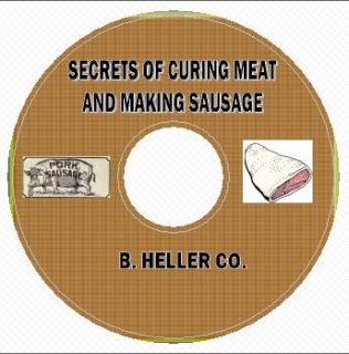 Secrets of Meat Curing and Sausage Making Hams Bacon Shoulders Corned
