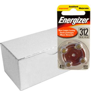 Energizer AC312 DA312H 312A Size 312 Hearing Aid 40pk Batteries