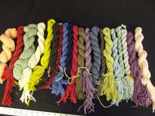 20 Large Hanks of Paterna Persian Needlepoint Wool Yarn