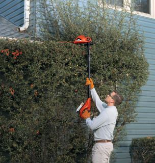 Effectively trims hard to reach hedges and shrubs up to 10 feet high