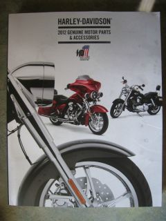 2012 Harley Davidson Genuine Motor Parts Accessories Catalog LQQK No