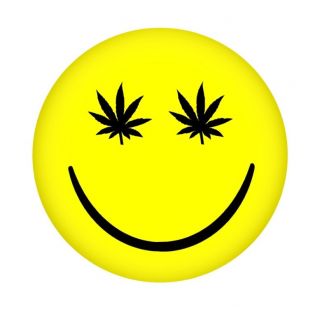 Stoned Happy Face 2 25 Fridge Magnet Weed 420 Pot