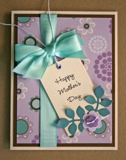 Handmade Card Happy Mothers Day Mom Love Friend Family