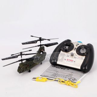  Chinook RC Remote Control Helicopter S026G 3 Channel with GYRO Toy