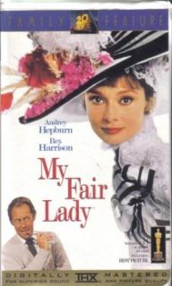 VHS My Fair Lady Audrey Hepburn Rex Harrison 086162816635