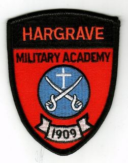 Hargrave Military Academy Patch Full Color