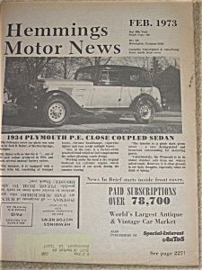 hemmings motor news february 1973 hemmings motor news february 1973