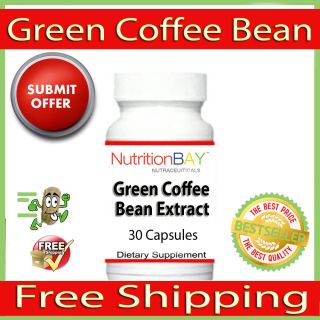 Green Coffee Bean Extract, 50% Chlorogenic Acid, Antioxidant, 200mg