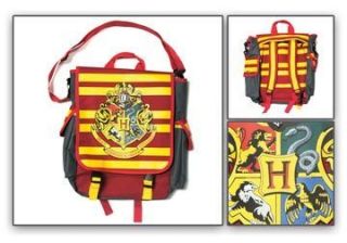 Harry Potter Hybrid Messenger Bag Backpack Bookbag New