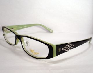 Apple Bottoms 707 Black Green Eyeglass Women Eyewear Frame