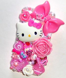 DIY Hello Kitty Bling Bling Cell Phone Case Deco Kit