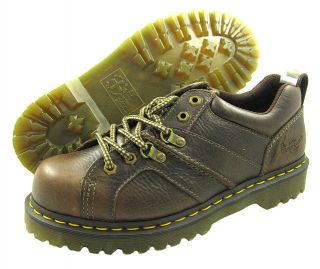 New Dr Martens Mens Finnegan Brown Harvest Shoes Boots US Sizes