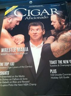 Cigar Aficionado WWF Magazine Undertaker Vince McMahon Big Show WWE