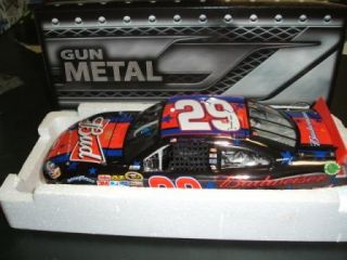 2011 Action 1 24 Kevin Harvick Budweiser 4th of July Gunmetal Diecast
