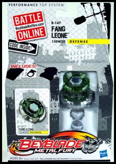 Hasbro Beyblade Metal Fury Fang Leone B147 130W2D Defense