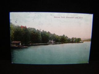 Antique Postcard Deacons Point Greenwood Lake NY 09