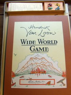 Hendrik Willem Von Loons Wide World Game Vintage Antique Travel 1933